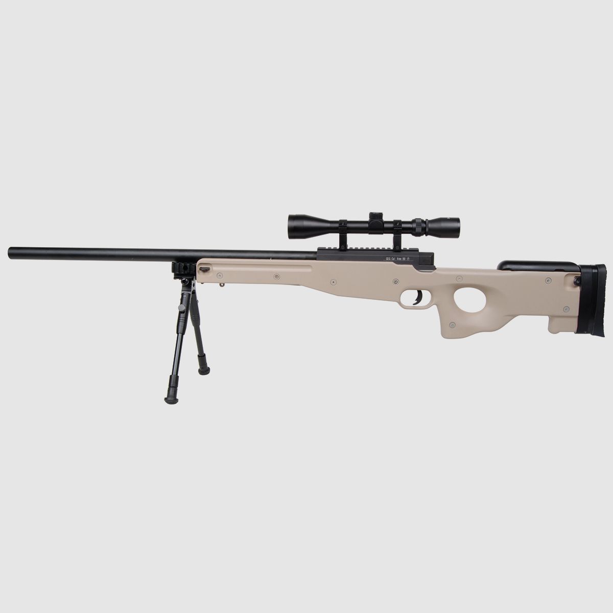 GSG MB01 Tactische Sniper Tan 6mm - Airsoft Veerdruk