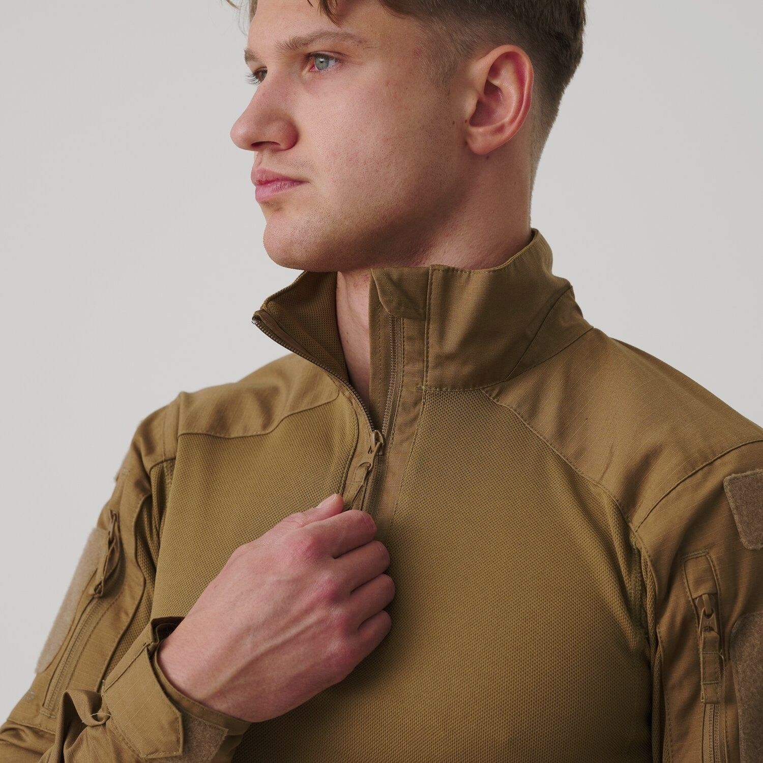 MCDU COMBAT SHIRT NYCO RIPSTOP, RAL 7013/Olive Green, immagine 11 di 13