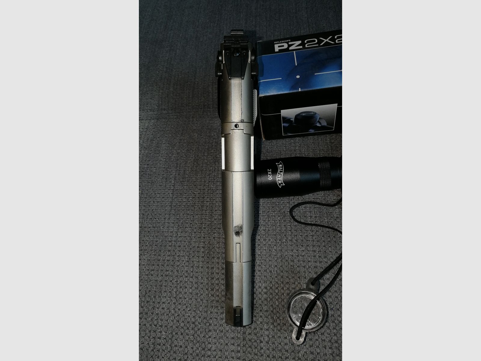 Walther Luftpistole CP 88 silber