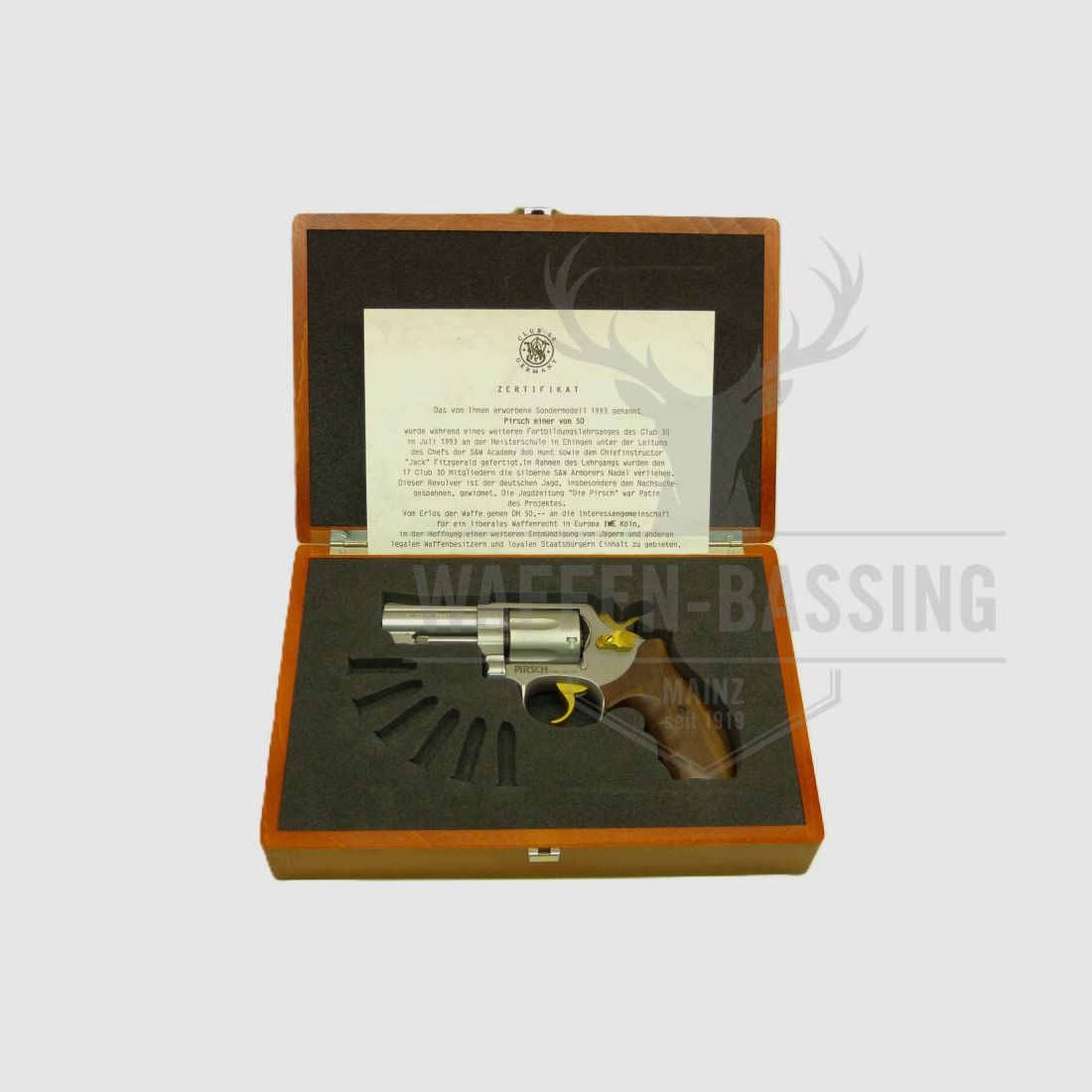 Smith & Wesson Mod.65-5, PIRSCH One of 50
