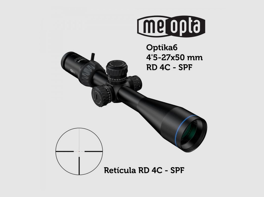 Zielfernrohr Meopta MeoPro Optika6 4,5-27x50 SFP - RD 4C, Bild 2 von 3
