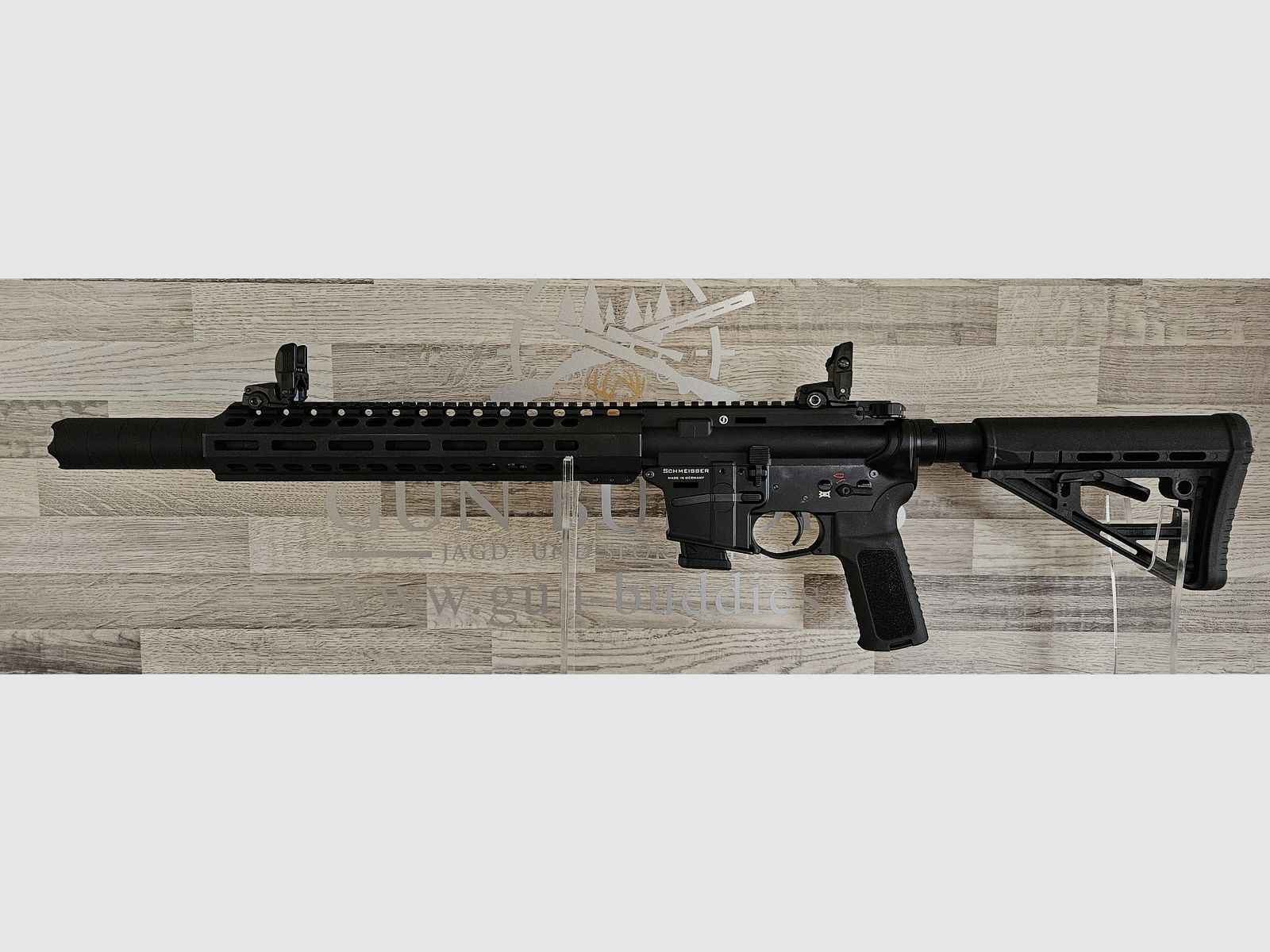 Schmeisser AR15-9 SD S4F 10" Kal. 9mm Luger mit Integral-Schalldämpfer - Neuware vom Fachhandel