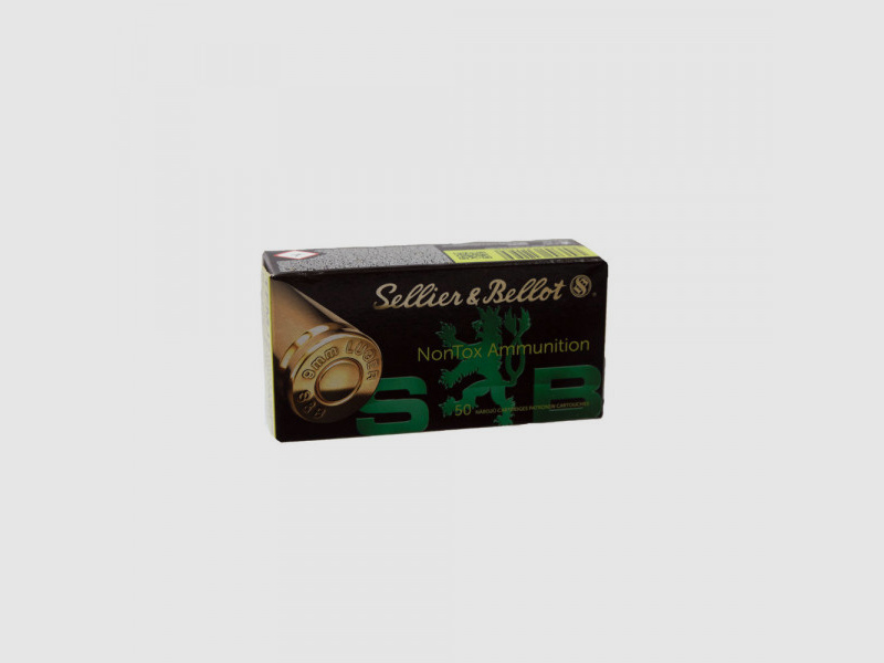 SELLIER & BELLOT 9MM LUGER - NON-TOX - 124GRS. - TFMJ/NT - 50 SCHUSS