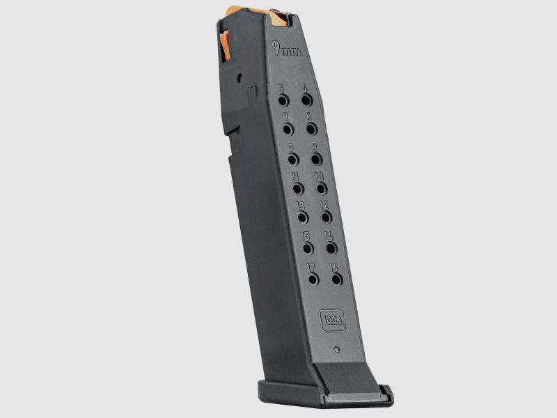 Magazin für Glock 17 Gen5 17 Schuss Kaliber 9 mm P.A.K.