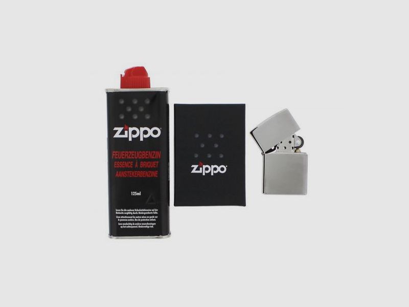 ZIPPO - SET + FREE GASOLINE