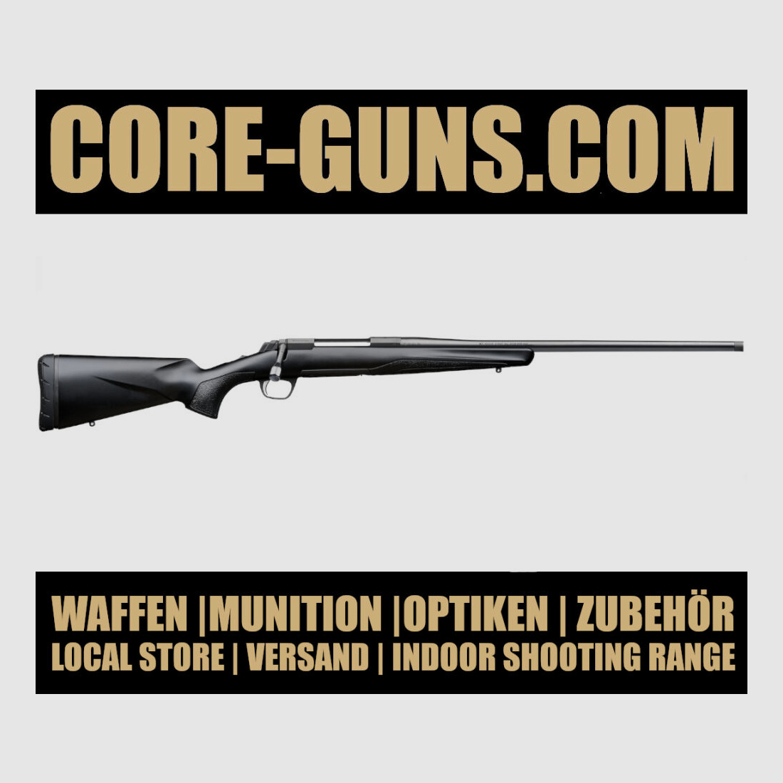 Browning X-BOLT COMPOSITE NOIR FILETÉ 308Win Carabine à répétition immédiatement disponible