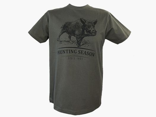 Jagdliches T-Shirt SAU grün