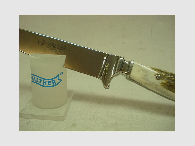 Hunting knife stag horn - 11cm blade, guard