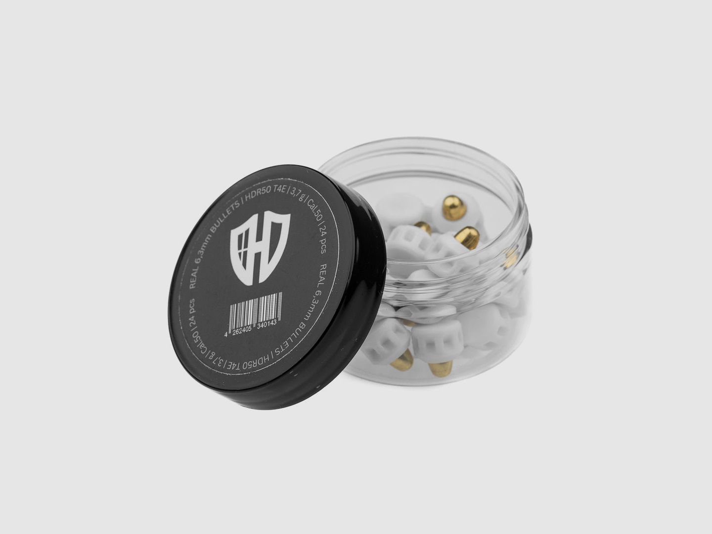 ECHTE 6,3 mm KOGELS | HDR50 T4E | 3,7 g | Kal.50 | 24 stuks