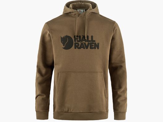 FJÄLLRÄVEN Logo Hoodie M Wood Brown