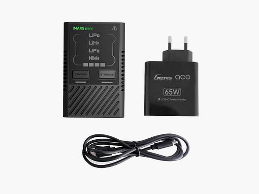 Airsoft Ladegerät IMARS mini G-Tech 65w für LiPo/LiHV/LiFe/NiMH | Gens Ace