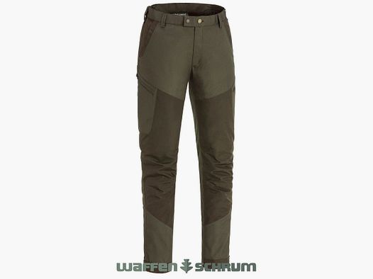 Pantaloni in legno di pino TC-Stretch Insectsafe D.Olive/Marrone Suede