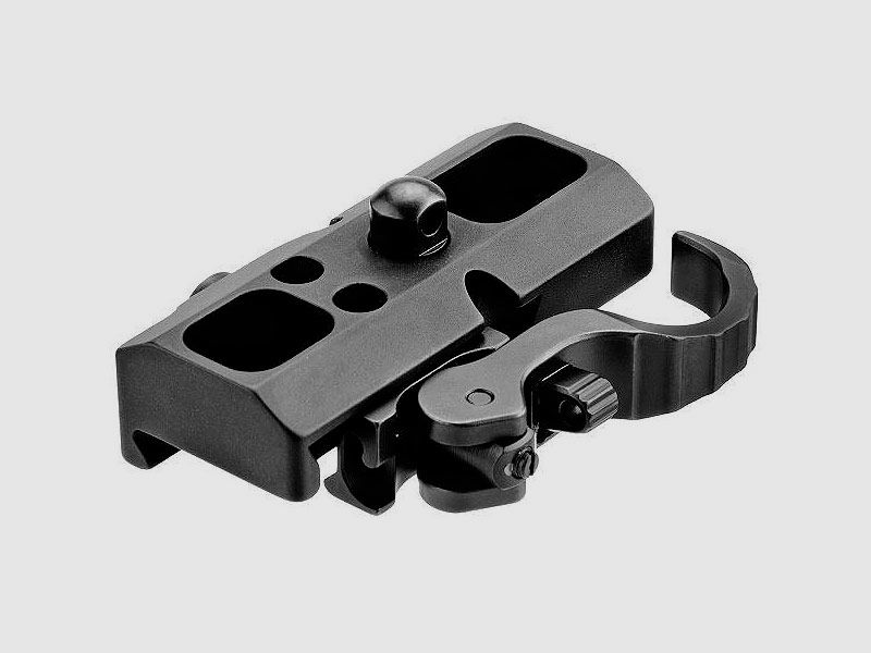 ERATAC Zweibein-Adapter mit Riemenbügelkopf mit Hebel (Schnellspannverschluß)