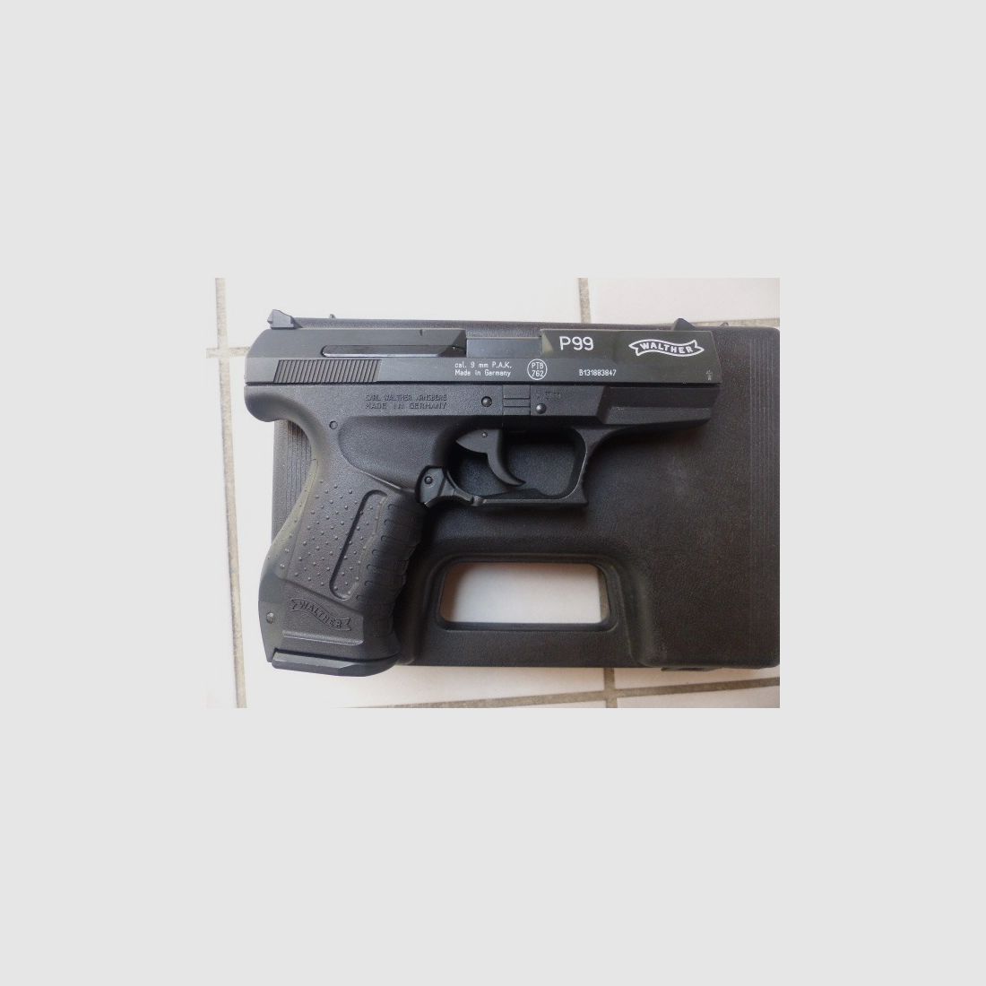 WALTHER P99 with magazine unfired