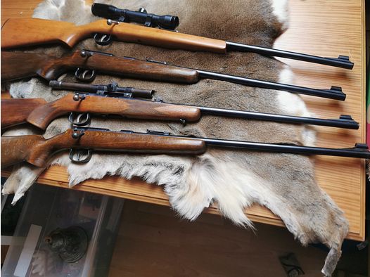 4 x Repetidor Anschütz 22 l.r.