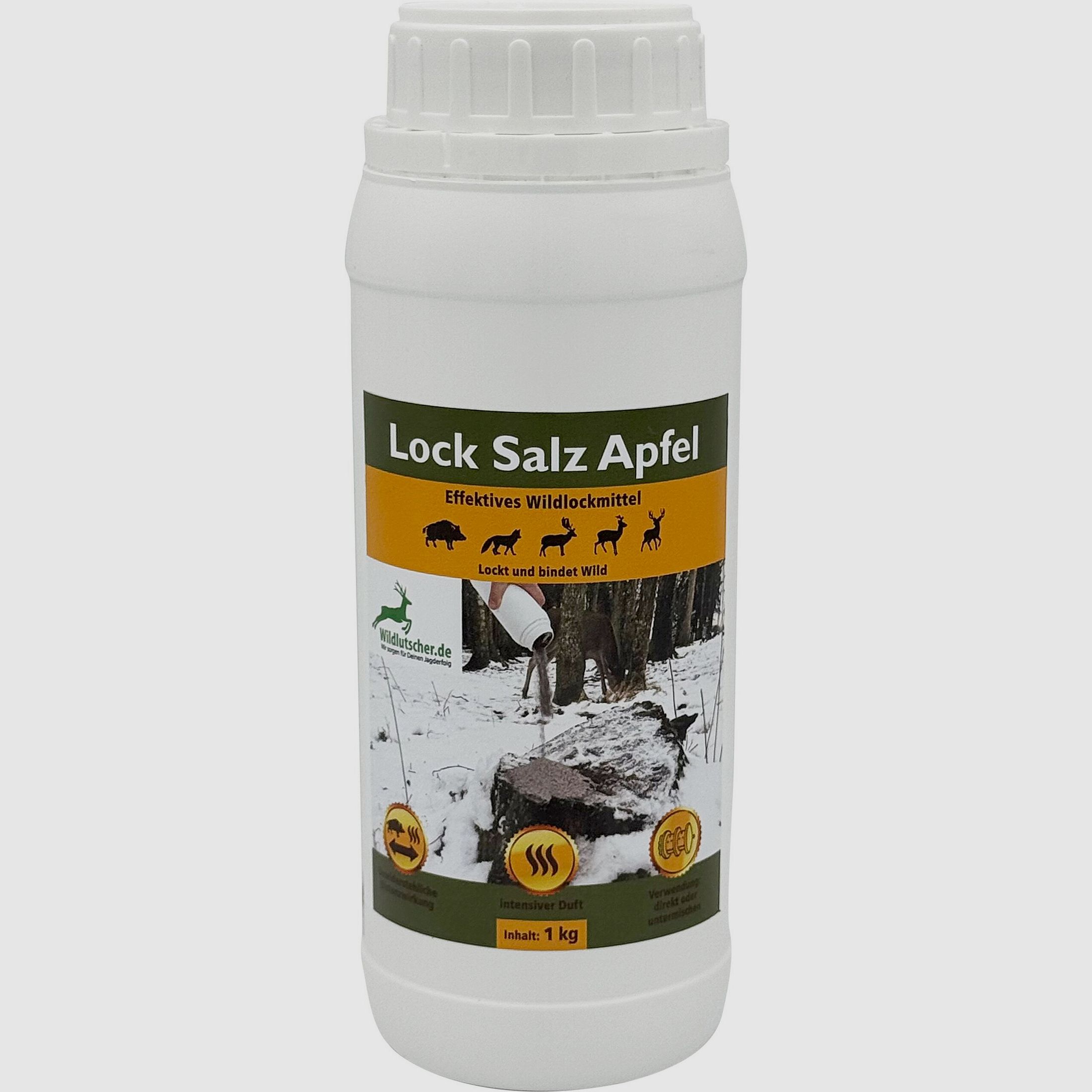 Wildlutscher Lockmittel Lock Salz Apfel