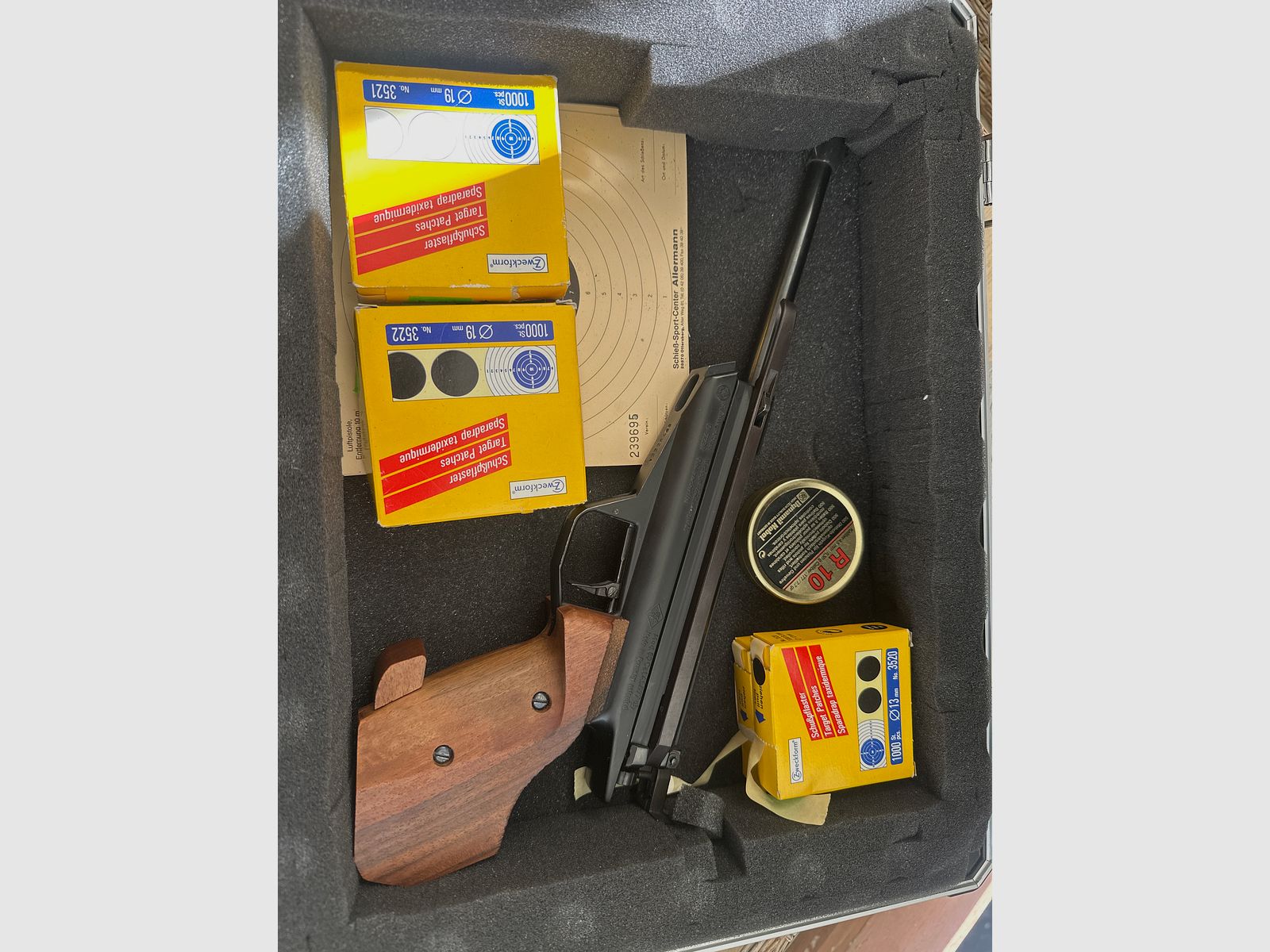 Feinwerkbau Mod.80 Cal.4,5 / 177 Seitenspanner Luftpistole 