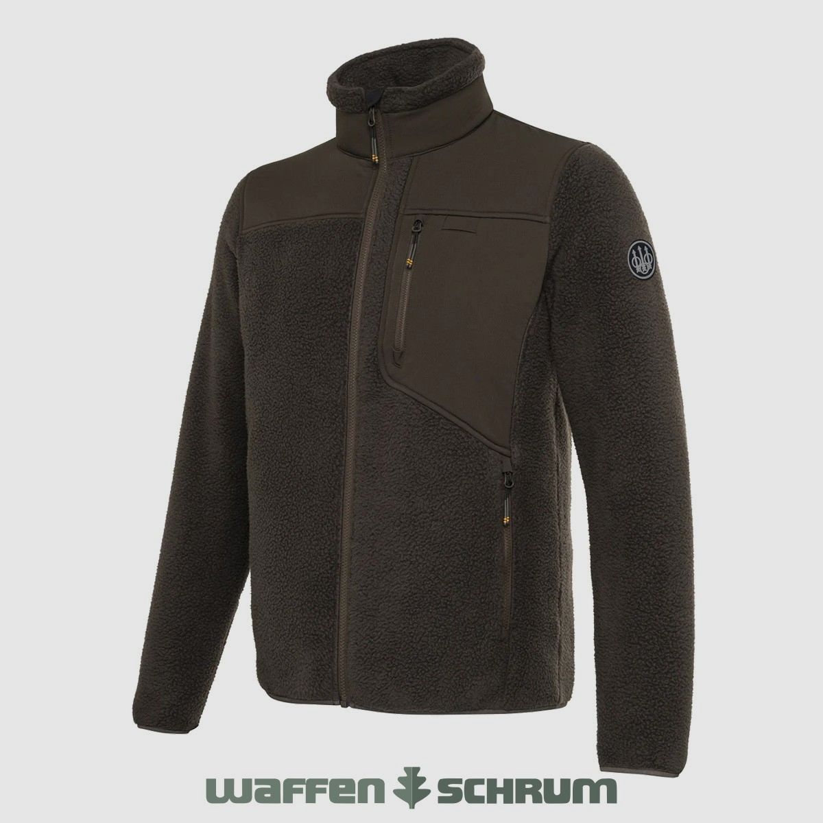 Beretta Fleece Jacket Halifax Sherpa Brown Bark