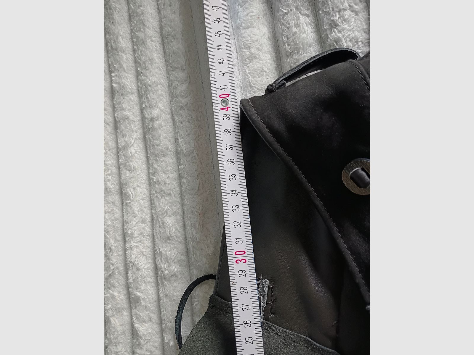 Jagdhose aus Leder, Nubuk, Maßgeschneidert, Neu und ungetragen