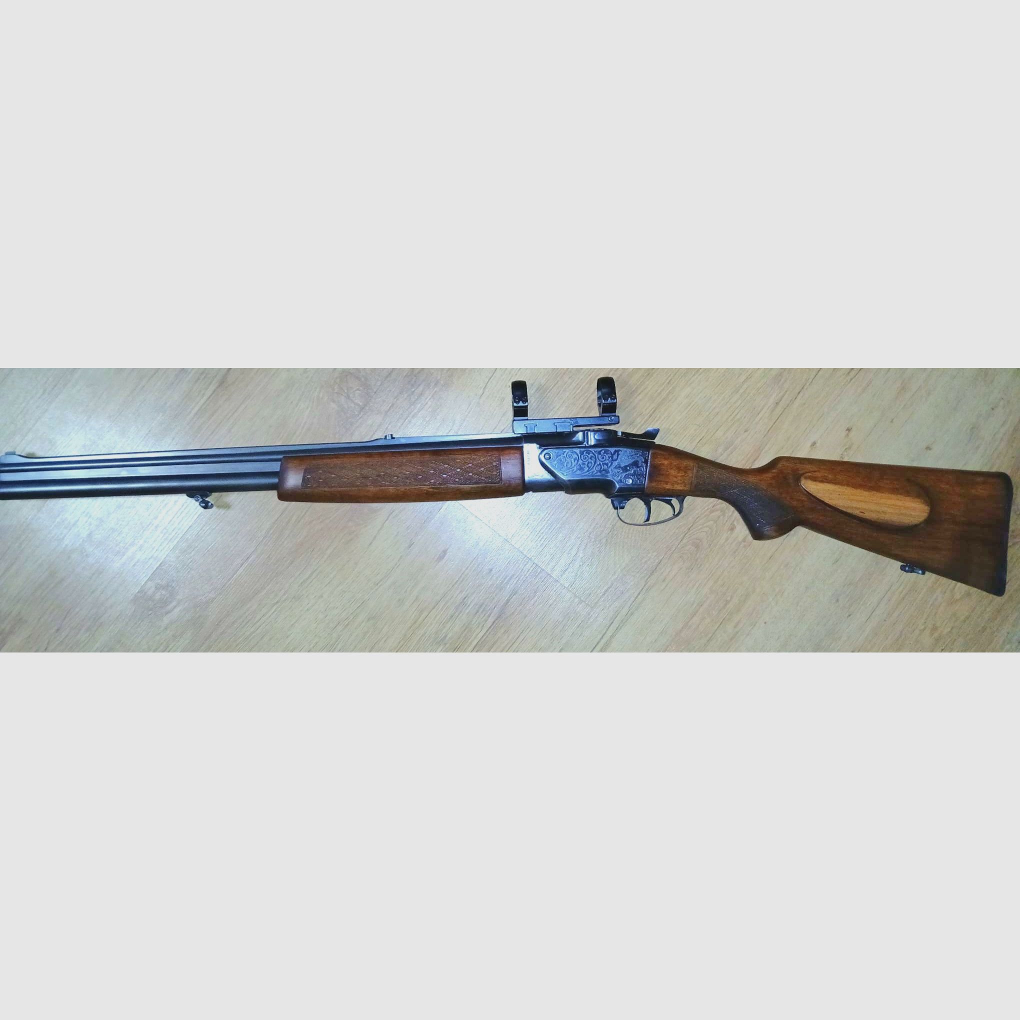 BRNO CZ ZH 304 7x57R & 12/70 Kombinierte Büchse Flinte