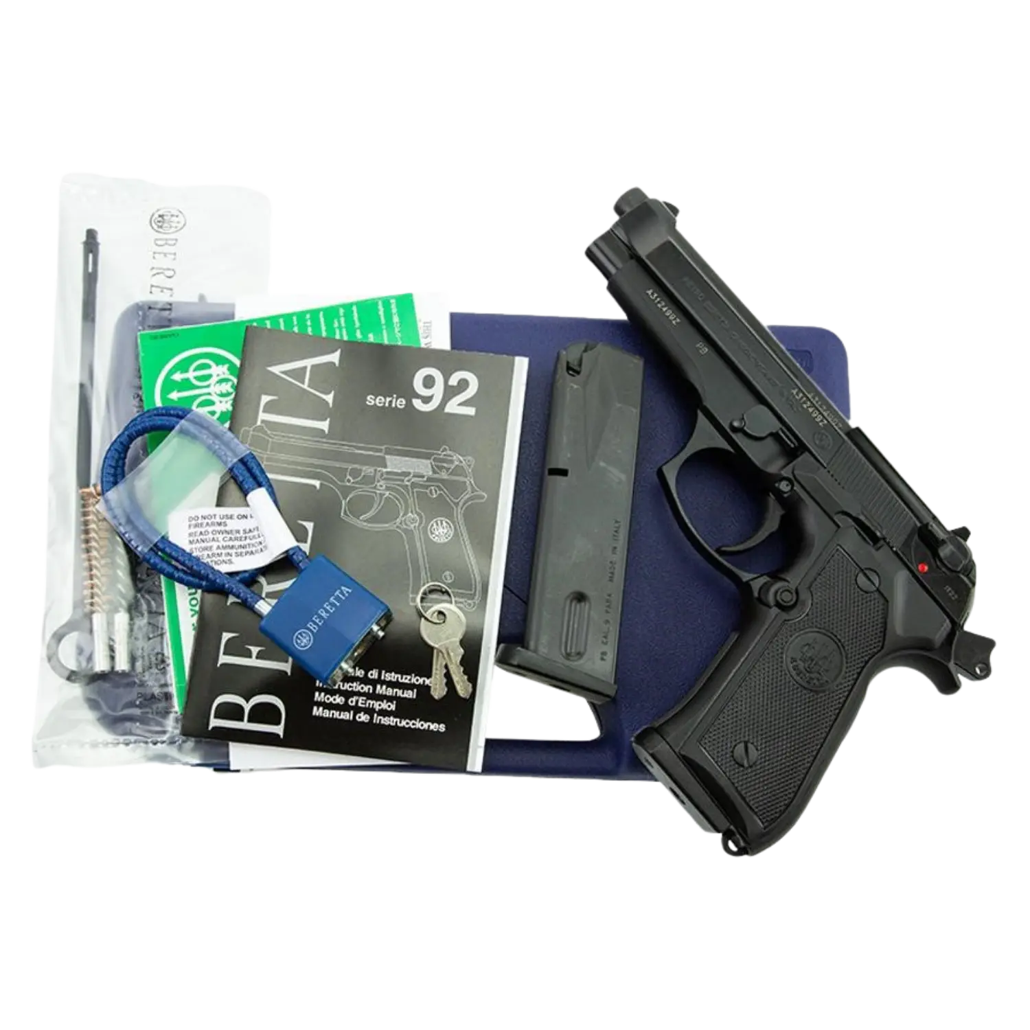 Beretta 92 FS kaliber 9mm Luger, afbeelding 6 van 6