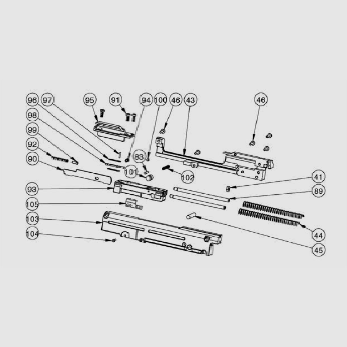 COUVERCLE CULASSE ISSC MK22 CALIBRE 22LR, image 5 sur 5
