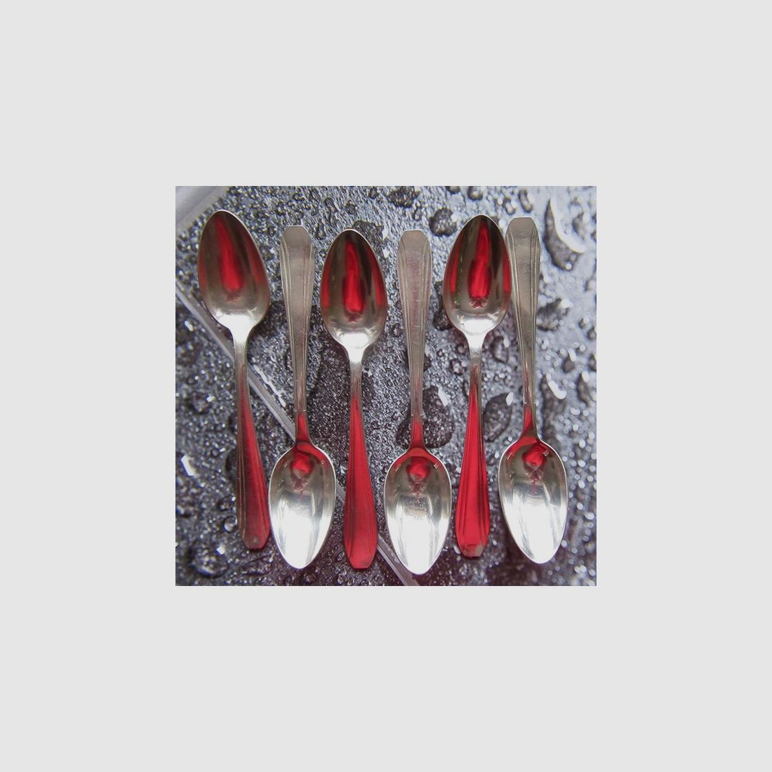 Art Deco Kaffeelöffel Löffel Silber Style 25 Alt Apollo Thiers