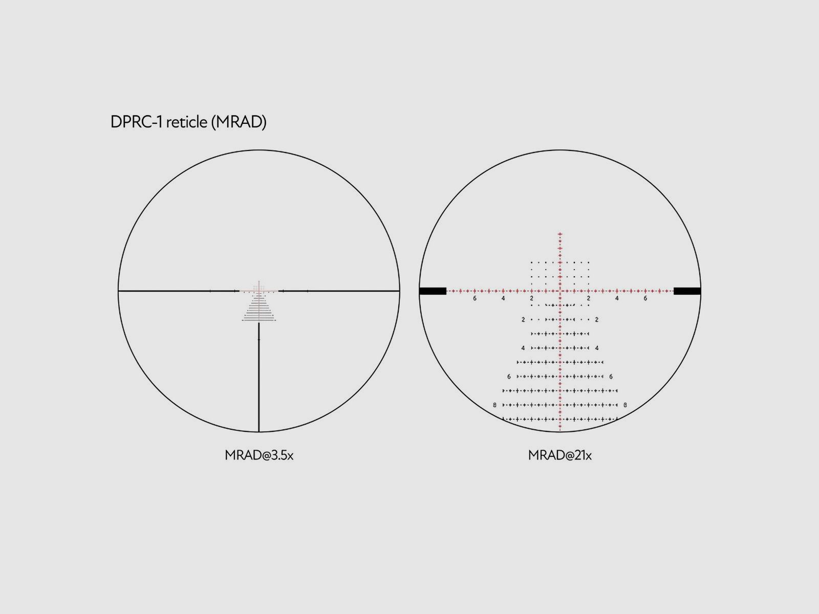 Delta Optical - Lunette de visée Stryker HD 3,5-21X44 FFP DPRC-1 (MRAD) - DO-2524, image 4 sur 5