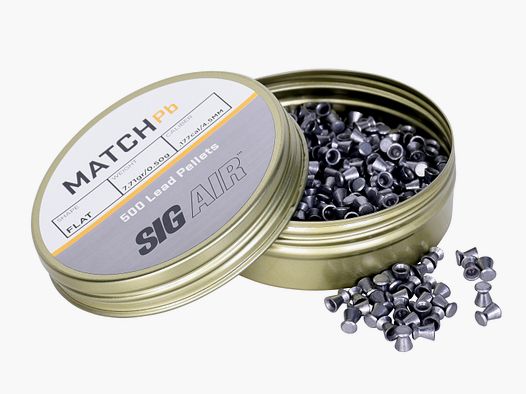 SIG SAUER flat head diabolo smooth 4.5mm 500 pieces