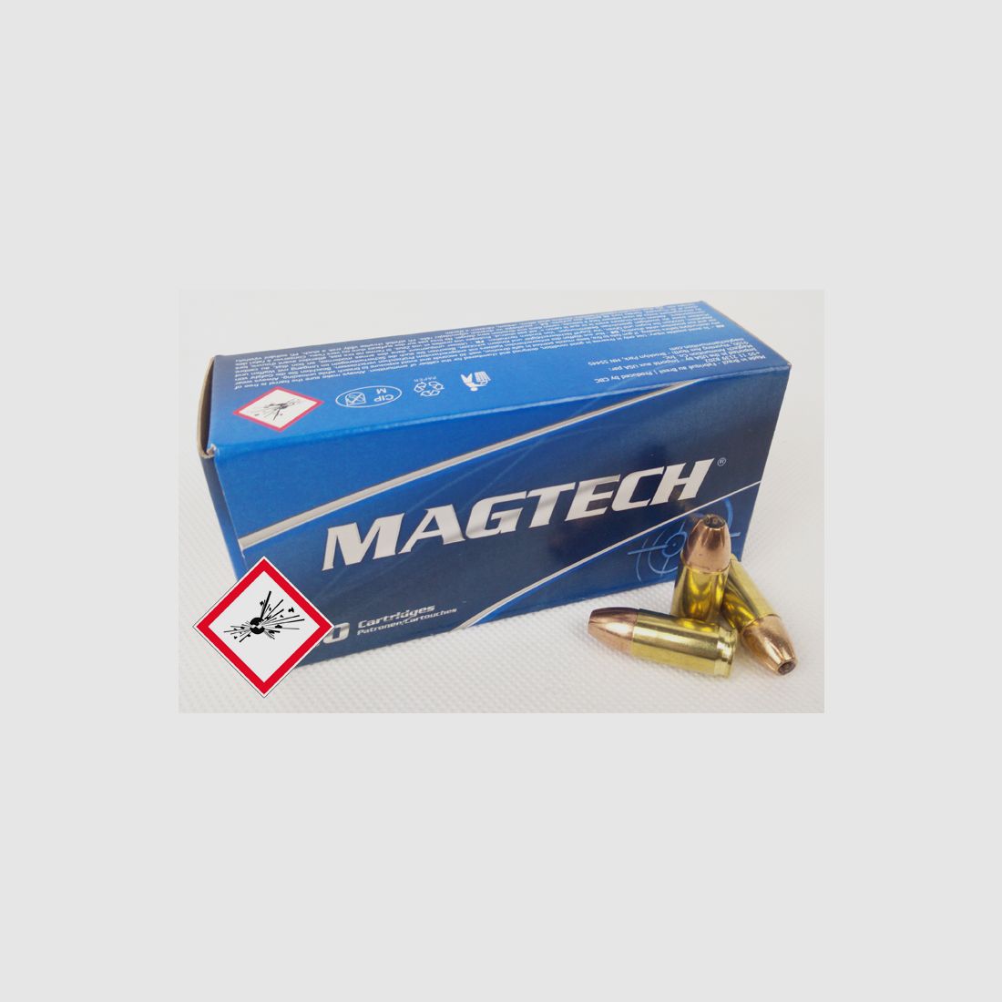 Magtech pistol cartridge 9mm Luger JHP 115grs