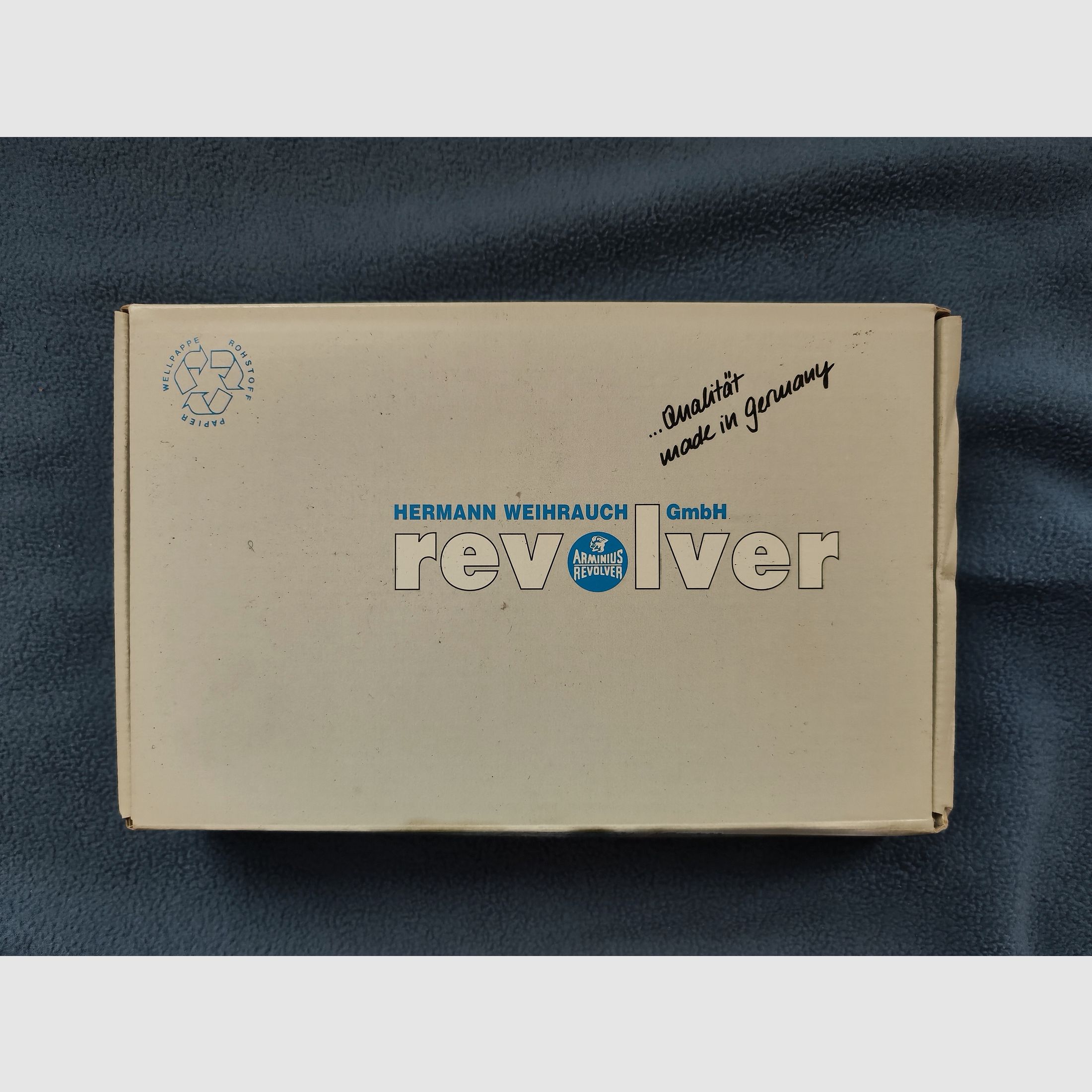 Weihrauch HW 94 kal. 9 mm R Knall NC blue Arminius revolver pistolet OVP, zdjęcie 3 z 12