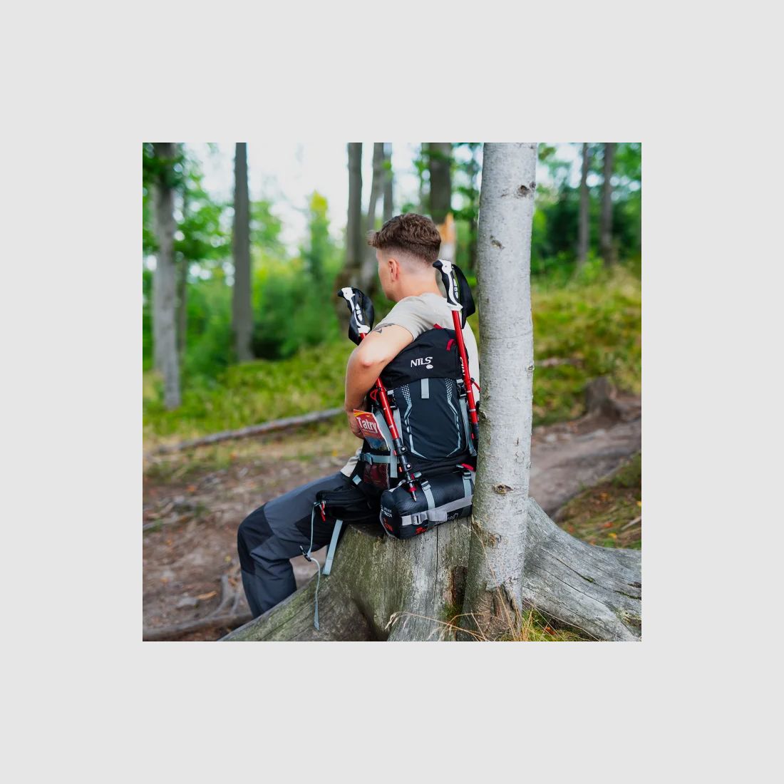 NC1993 Rucksack Northlake 30L+10L in Schwarz