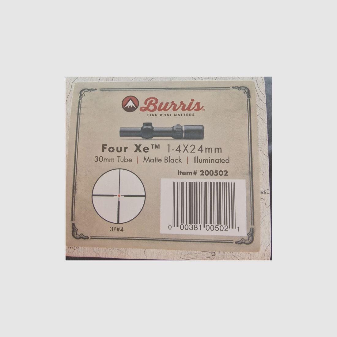 Burris Four XE 1-4×24 Neu!