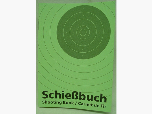 Schießbuch A6 32 Seiten -