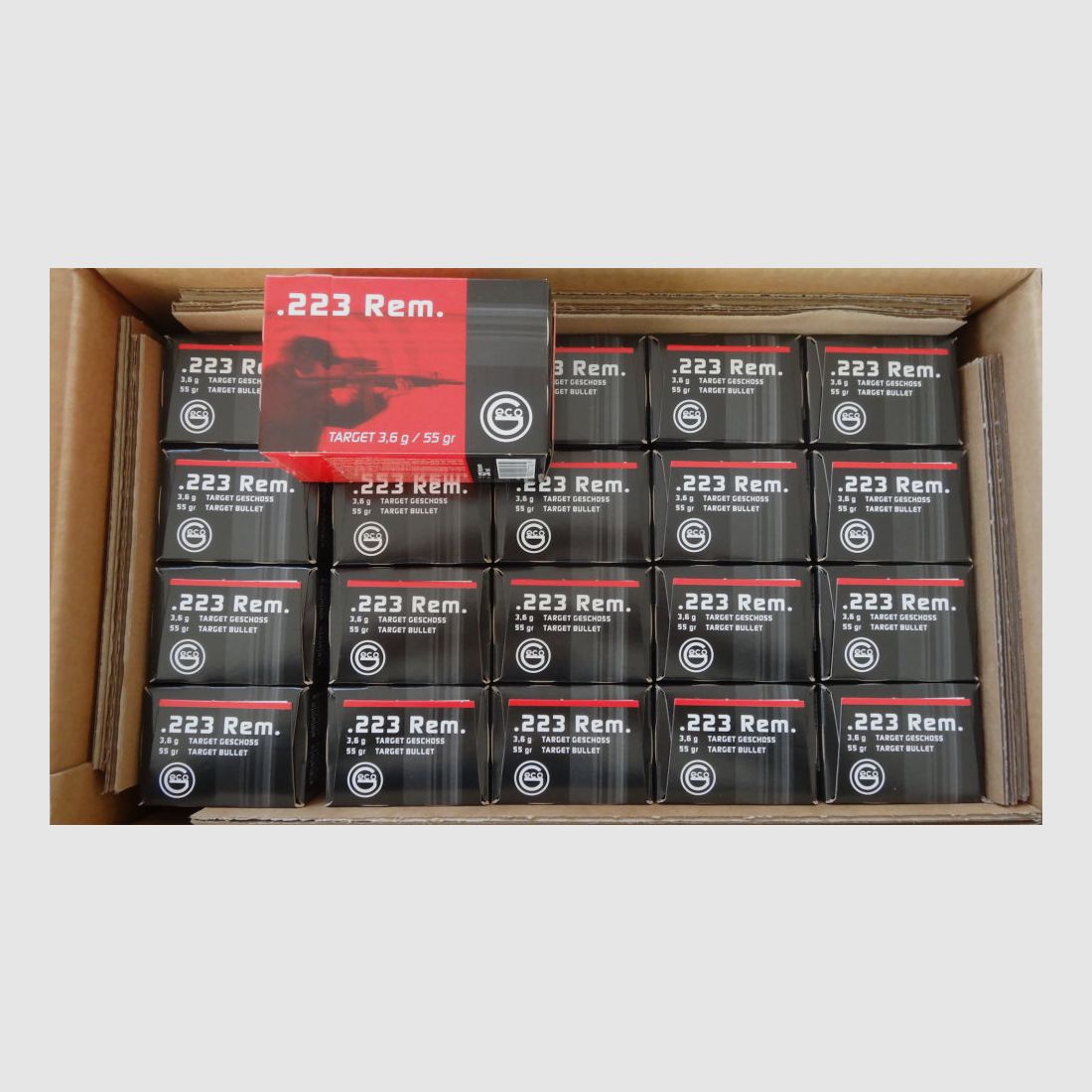 Geco 1000 GECO Cartouches .223 Rem. VM 3,6 Grammes