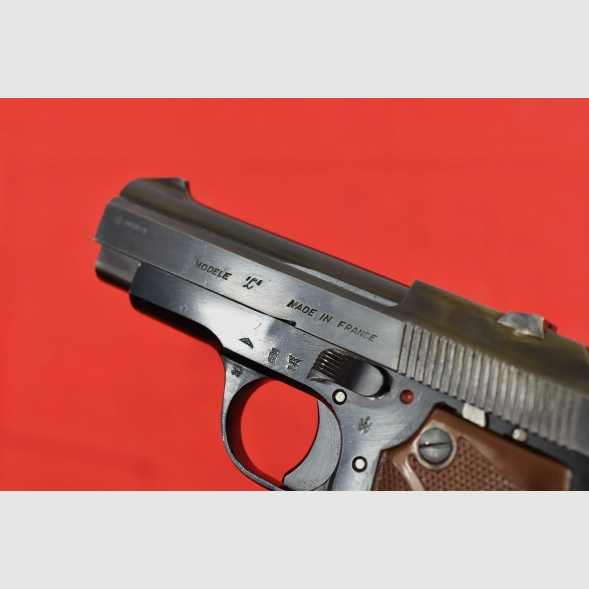#875 Pistola UNIQUE modelo “L”, fabricación francesa, cal. 7,65 mm, imagen 13 de 18