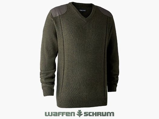 Deerhunter Pullover Sheffield m. V-hals Cypress