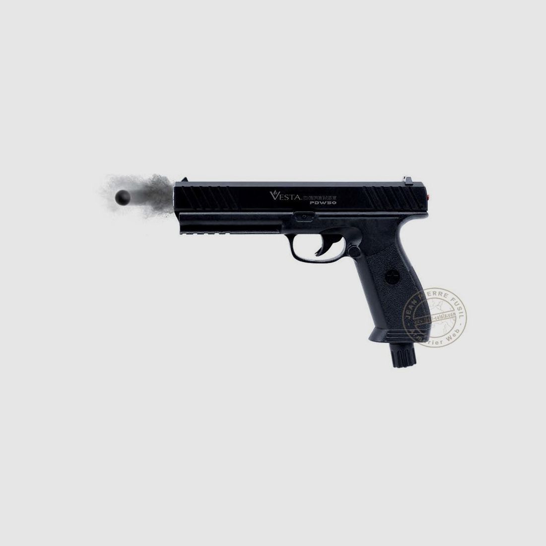 Pistolet CO2 z gumowymi kulkami VESTA DEFENSE PDW50 (maks. 17 Jouli), zdjęcie 3 z 10
