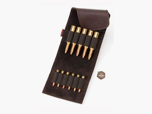 Custodia per patroni AKAH in pelle Pull-Up