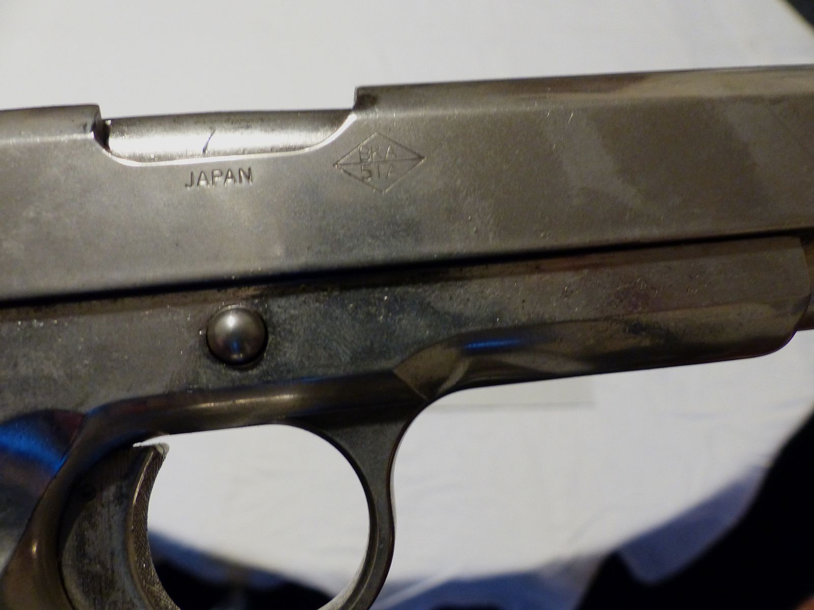 Colt Government Pistool M-1911A1-67 Kal. .45 ACP RMI Japan Volledig metaal Deko jaren '70