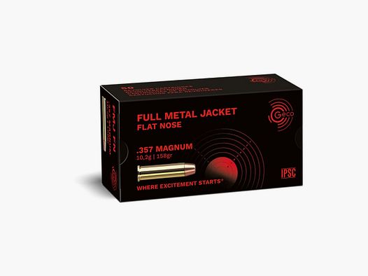 GECO Ammo .357 Mag Geco FMJ 10.2 g / 158 gr VE50