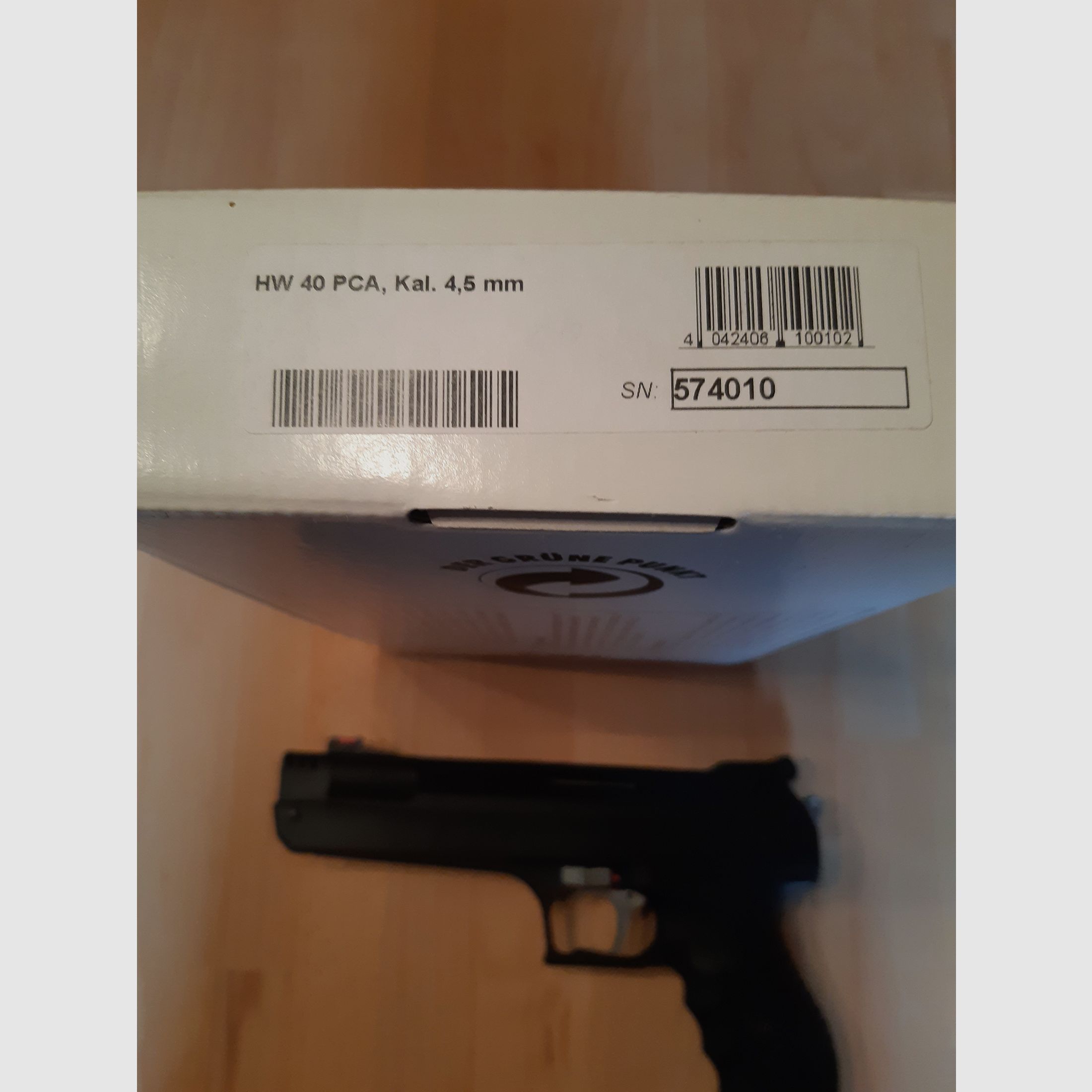 Weihrauch Sport Luftpistole HW 40 PCA