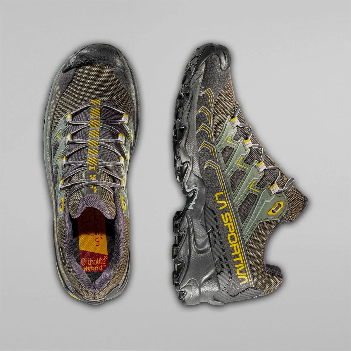 SHOES – MEN – LA SPORTIVA – ULTRA RAPTOR II GTX WIDE Carbon/Moss, image 4 of 7