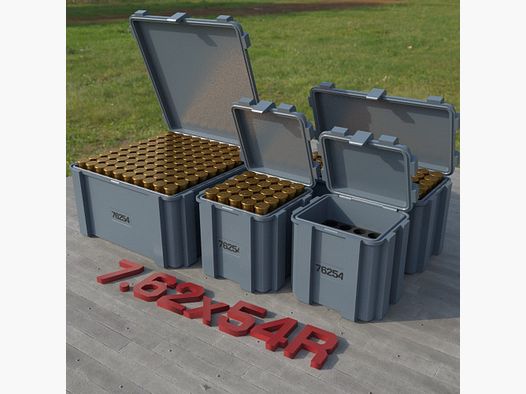 Filamelt Munitionsbox / 7.62x54R / ‘Klappdeckel’ / Patronenbox, Ammo Box