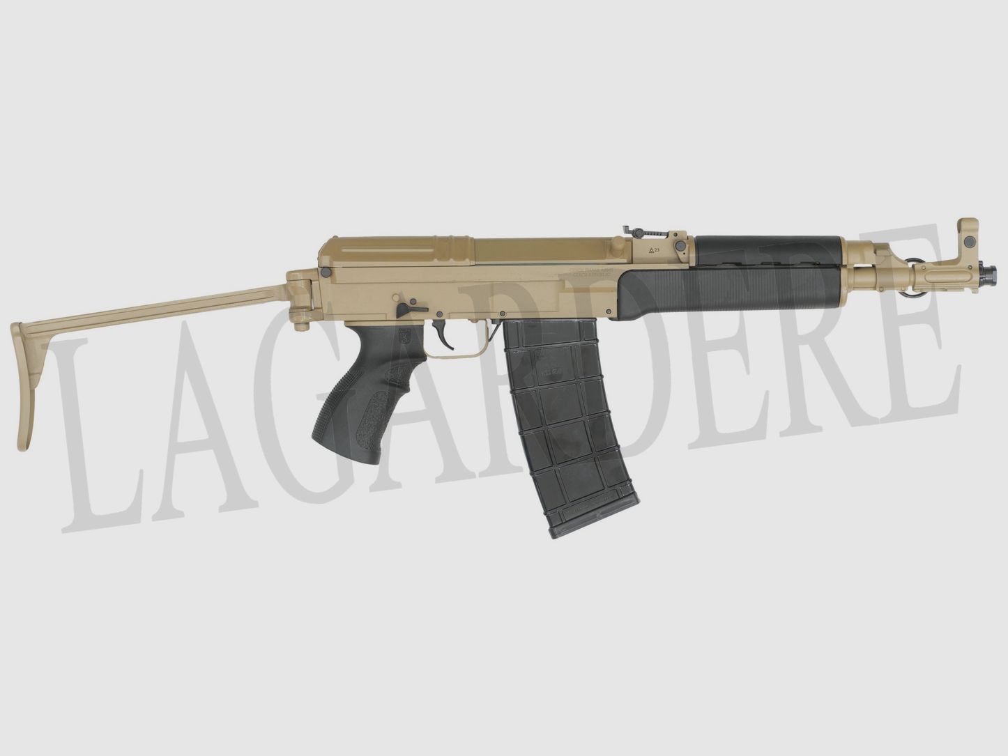 CZECH SMALL ARMS VZ 58 SPORTER REPEITERBÜCHSE TAN KLAPPSCHAFT (SEMI-AUTOMATISCHES STURMGEWEHR)