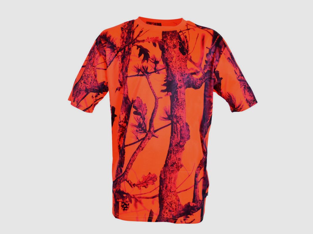 T-Shirt Camouflage Ghost Camo Blaze & Schwarz - Percussion, Bild 2 von 6