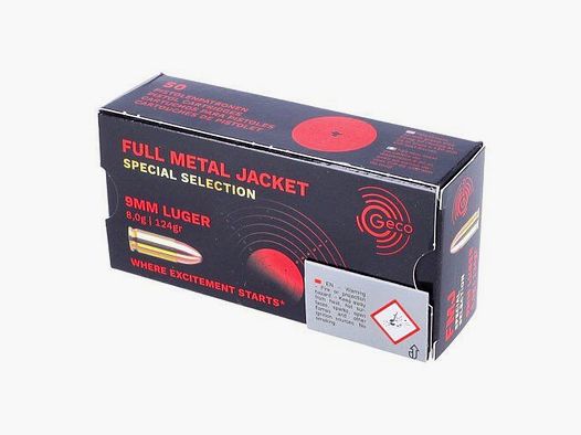 GECO 9mm Luger 8.0g/124gr Special Selection