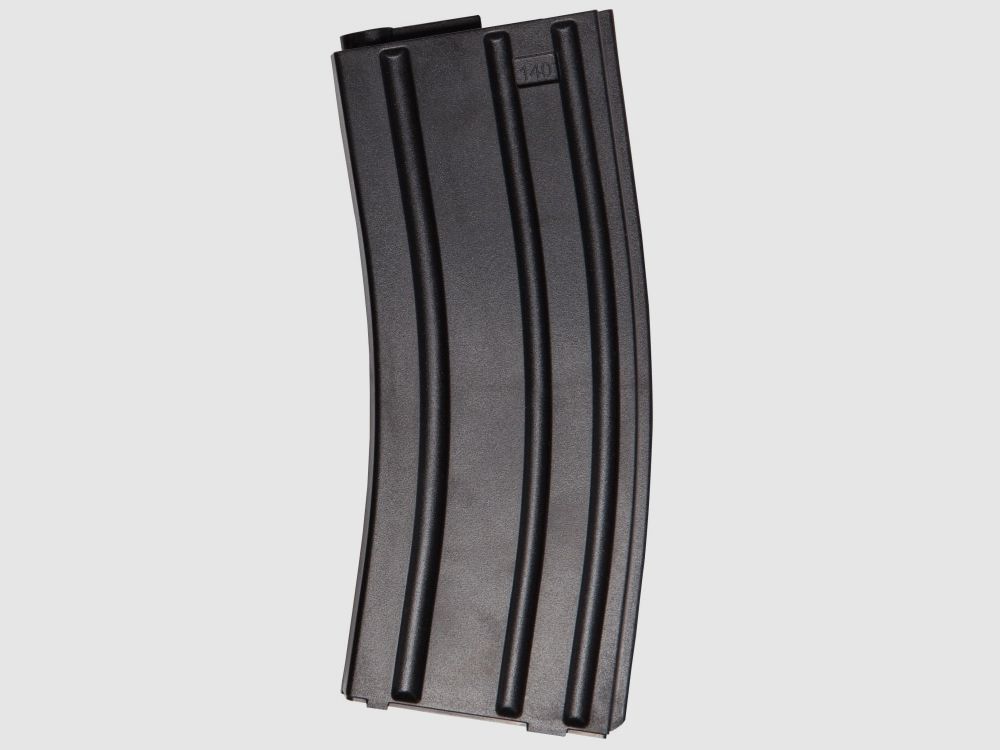 Revista de repuesto Airsoft Ares M4 AEG 140 disparos (negro)