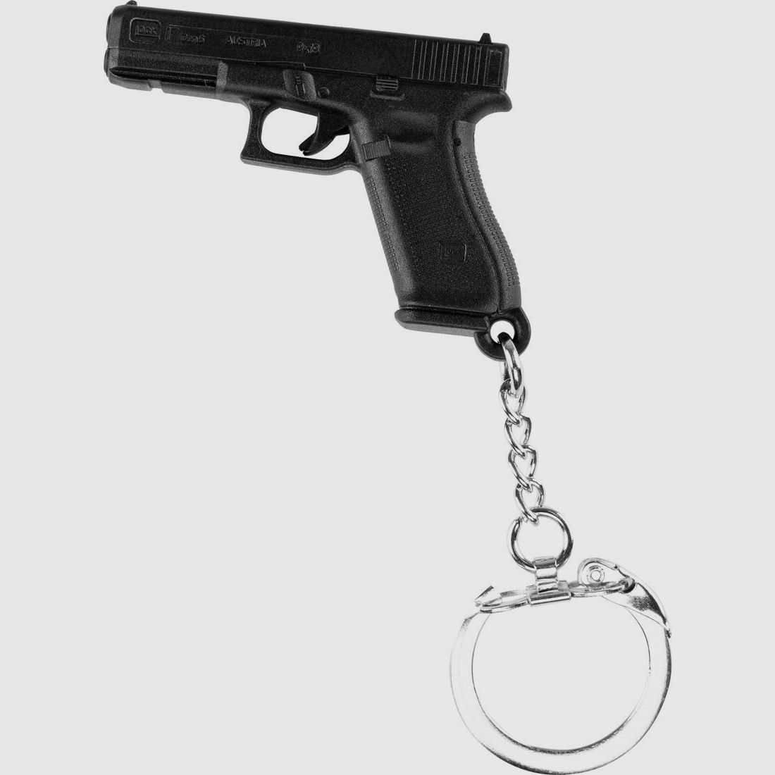 Glock Schlüsselanhänger „Pistole Gen5“ – Polymer/Kunststoff Schwarz – ca. 4,5 cm