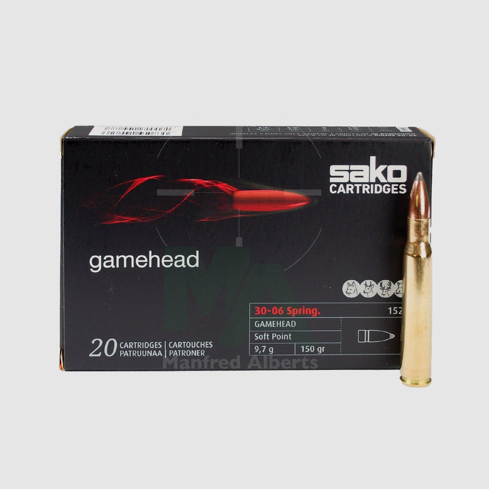 Sako .30-06Spring Gamehead SP 9,7g - 150gr